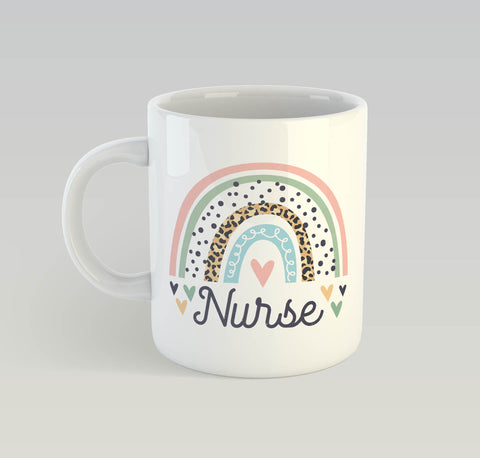 Boho Nurse Ceramic Mug