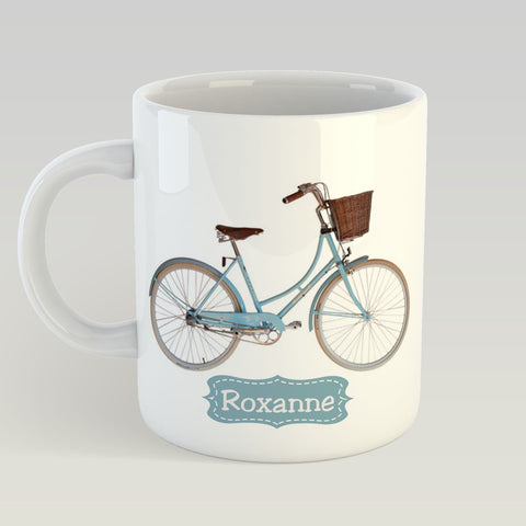 Vintage Bicycle Ceramic Mug