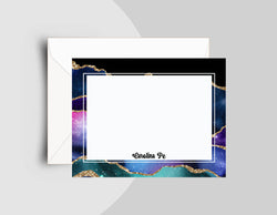 Galaxy Agate Note Cards
