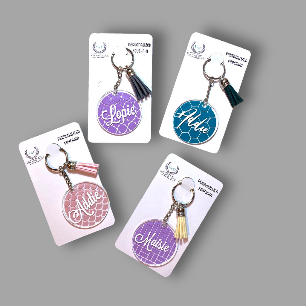 Personalized acrylic keychain 2025