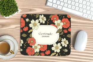 Floral Design Mouse Pads