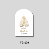 Personalized Christmas Arc Tags