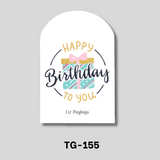 Birthday Arc Gift Tags