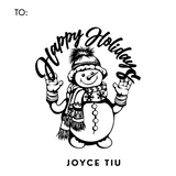 Christmas Foiled Gift Tags