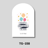 Birthday Arc Gift Tags