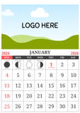 2026 Customized Calendar Giveaway