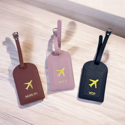 Soho Vegan Leather Luggage tag