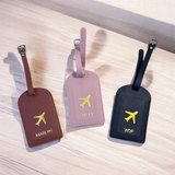 Soho Vegan Leather Luggage tag