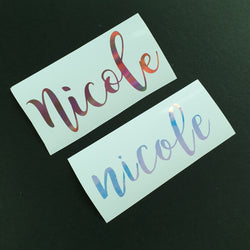 Premium Name Decals