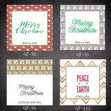 Christmas Square Gift Tags [Collection 1]