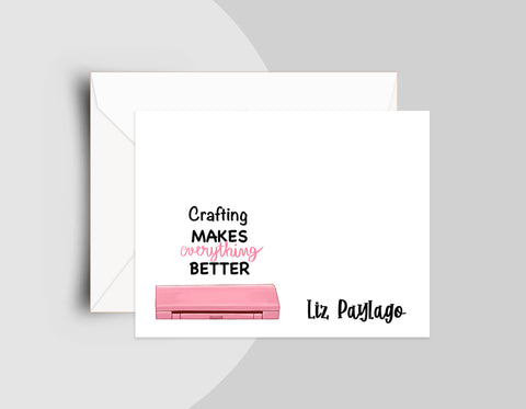 Crafting Makes Everything Better Note Cards 002