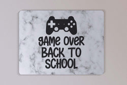 Game Over Back to School Mousepad