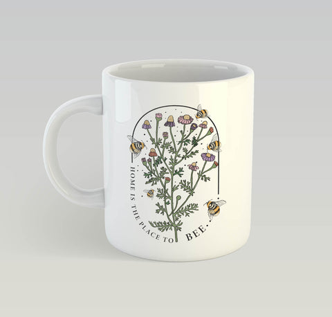 Home Is The Place To Bee Ceramic Mug
