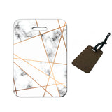 Walter Marble Passport Holder and Luggage Tag