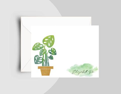 Monstera Note Cards
