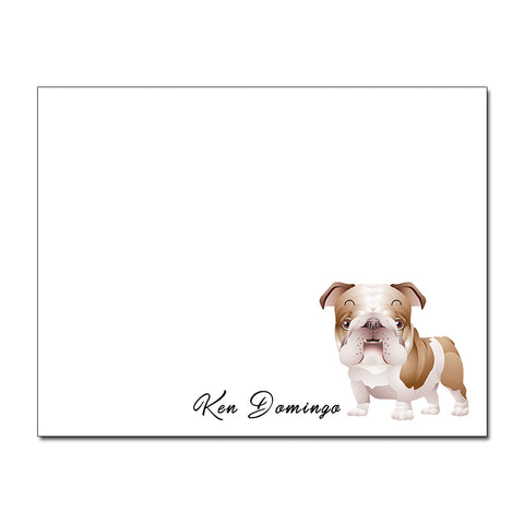 Bulldog Note Card