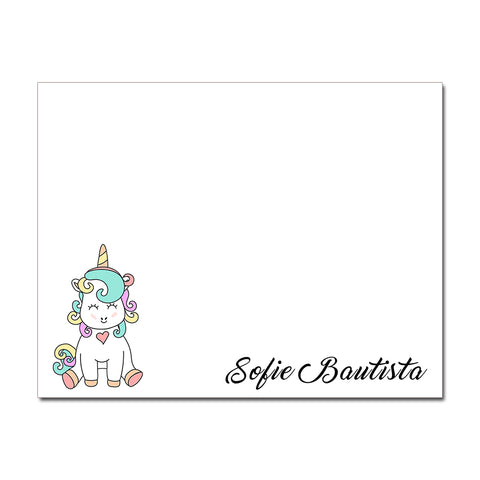 Happy Unicorn Note Cards