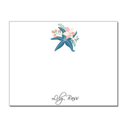 Starfish Floral Note Cards