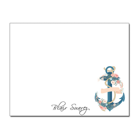 Nautical Anchor Note Cards