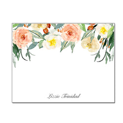 Cheska Watercolor Floral Note Card