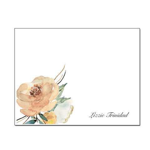 Monique Watercolor Floral Note Card