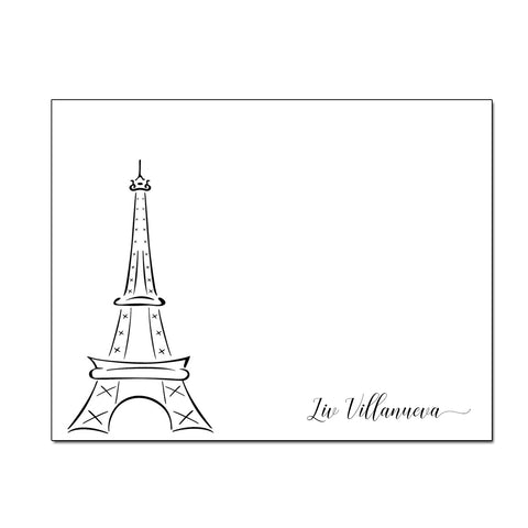 Eiffel Tower Note Card