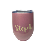 Personalized Sparkling Stemless Egg Mug