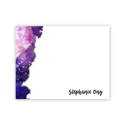 Purple Agate Note Cards