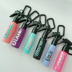 Personalized Chloe Spray Bottle with Carabiner 60ml